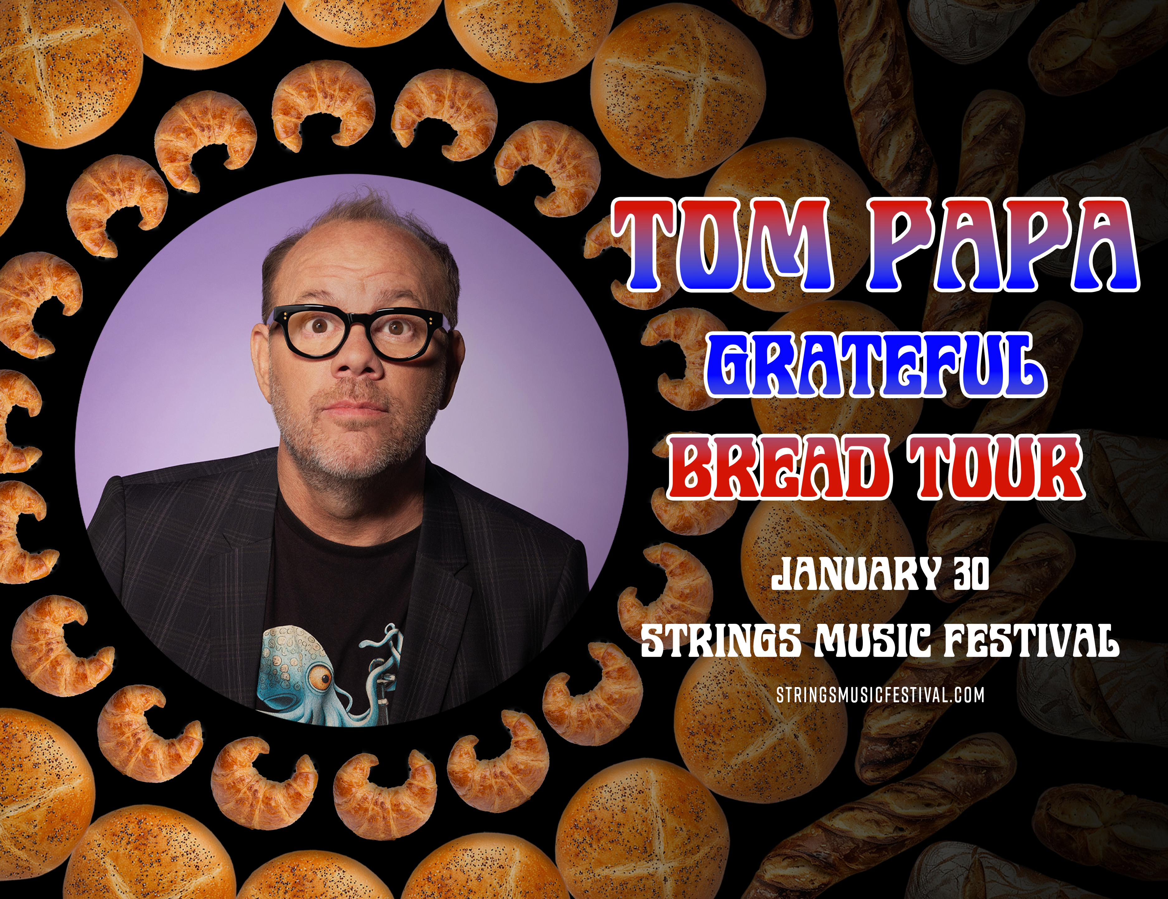 Tom Papa peforms live at Strings Music Festival